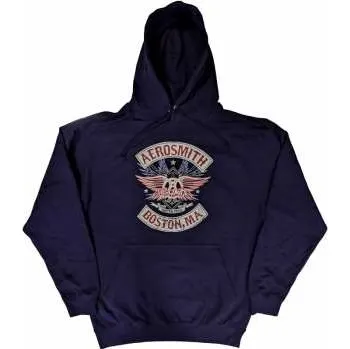 Pánská mikina Merch Aerosmith: Aerosmith Unisex Pullover Hoodie: Boston Pride (small) S