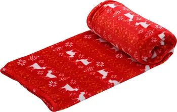 deka Vánoční mikroplyšová deka 150 x 200 cm