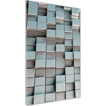 Obraz Vertikální Foto obraz skleněný svislý Stěna krychle