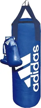 Boxovací pytel adidas Blue Corner 80 x 30 cm s rukavicemi