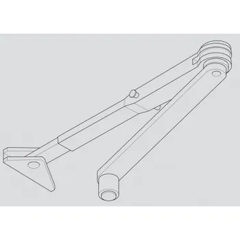 Zavírač dveří Rameno s vypínatelnou aretací GEZE TS 2000/4000 bílé