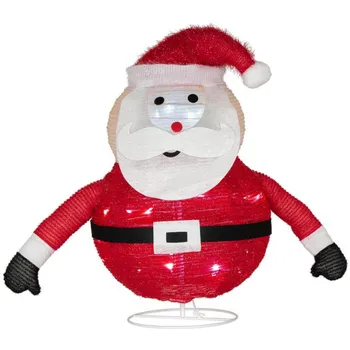 Vánoční světelná dekorace Nexos Trading Santa Claus 30 LED 58 cm