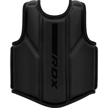 Boxerské rukavice RDX Kara Series chránič hrudi F6 matte black vel. L/XL