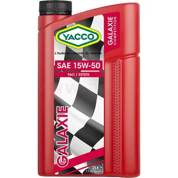 Auto-moto YACCO motorový olej plně syntetický GALAXIE 15W50 2l