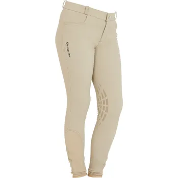 Jezdecké kalhoty EQUESTRO Rajtky Junior Equestro, s gripem na kolenou, dětské, beige 8 let