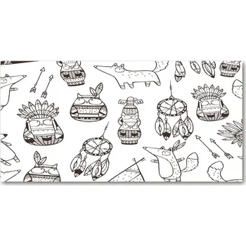 Obraz Fotoobraz na skle Indiánské sovy