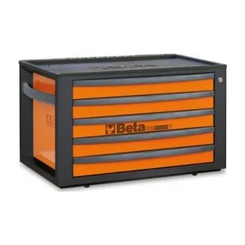 Přenosná skříňka na nářadí s 5 zásuvkami RSC23T - Oranžová (oranžové b