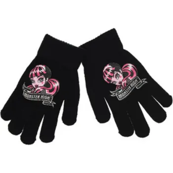 Rukavice Dětské rukavice černé Monster High