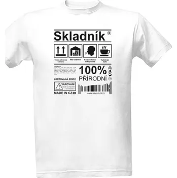 Pánská móda Tričko s potiskem Skladník pánské