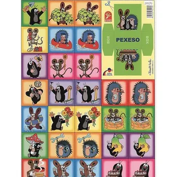 Pexeso Akim Pexeso Krtek s krabičkou