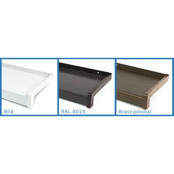 Parapet Paramont Venkovní hliníkový parapet Ohýbaný šíře 130 mm