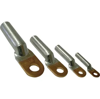 Kabelové oko Tracon RA16-8 Neizolovaná Cu-Al lisovací kabelová oka 16mm2, M8, (d1=5,8mm, d2=8,5mm) (Tracon RA16-8)