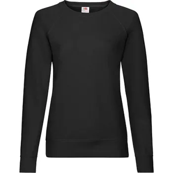 Dámská mikina Fruit of the Loom Dámský svetr 62-146-0 Black S