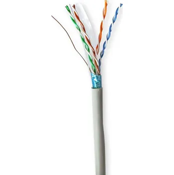 Síťový kabel Roll | CAT6 | Drát CCBG8522GY100S Nedis