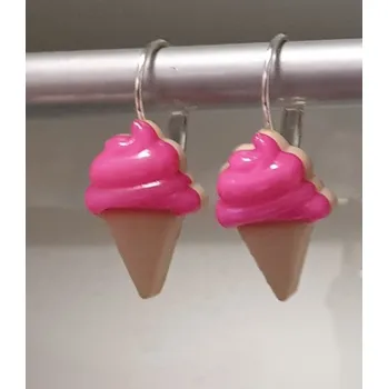 Náušnice Veselé náušnice - zmrzlina
