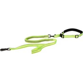 Běžecký opasek pro psa Pás na běhání se psem FLAMINGO Diran žlutý (L) 100-130cm