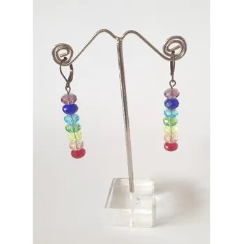 Šperk Čakrové náušnice - korálkové