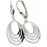 Zlatnictví Helios Zlaté visací náušnice s oválky