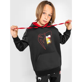 Chlapecká mikina DĚTSKÁ mikina Venum Angry Birds klokanka - černá Velikost: 12 let