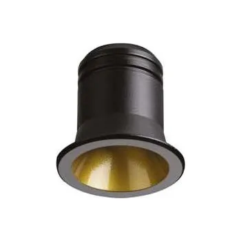Bodové svítidlo LED Zápustné schodišťové svítidlo Ideal Lux Virus BK GD 244853 3W 210lm 3000K IP20 černo-zlaté 244853