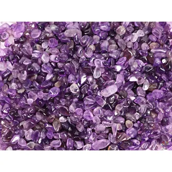 Drahý kámen Magieprirody.cz Tromlovaný kámen Ametyst XXS velikost 3 - 8 mm - Brazílie #279 Množství: 100g