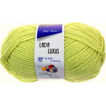 Příze Pletací příze LADA LUXUS - zelené jablko > 100 gramů (do vyprodání zásob)