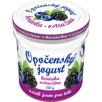 Bohemilk Opočenský jogurt borůvka - ostružina