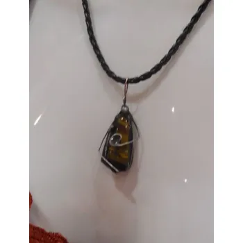 Náhrdelník Náhrdelník s polodrahokamem v cínu - tygří oko