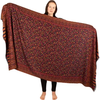 Šála Šála / pléd Vallaree Dark Blue 40 % pašmína, Sittar