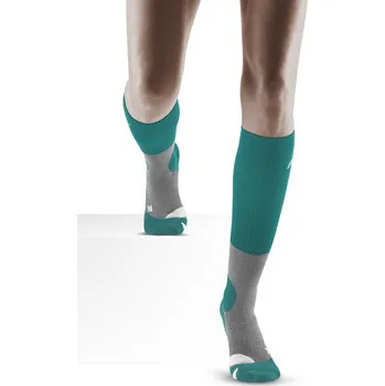 Dámské ponožky CEP Outdoorové kompresní podkolenky MERINO Dámské Velikost: II, Barvy: forestgreen/grey