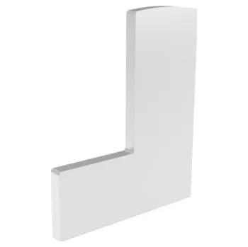 Hahn Steel Záslepka pravá (vrchní rohové kotvení) ECO, Elox