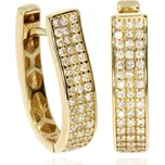 Zlatnictví Helios Zlaté zirkonové náušnice