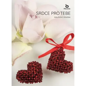 Dětské navlékací korálky KORÁLKOVÁ STAVEBNICE - Srdíčko z rokajlu (1ks) (Srdce pro Tebe)