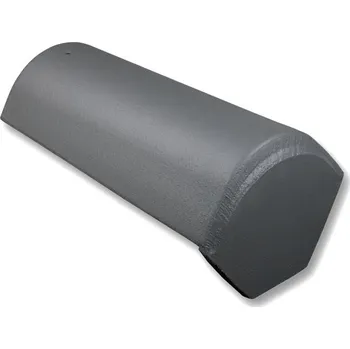 betonová krytina Střešní krytina Nelskamp hřebenáč počáteční / LONGLIFE matt tmavě šedý, betonový