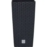 Květináč RATO SQUARE + vklad antracit Velikost: 29 cm