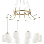 Závěsné svítidlo Ideal Lux Karousel SP10 206394 10x15W 82,5cm