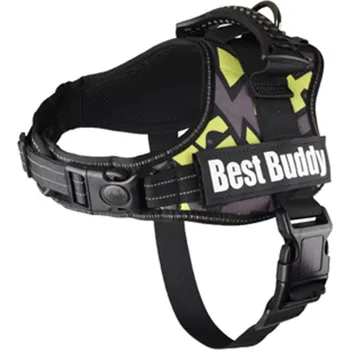 Postroj pro psa FLAMINGO Best Buddy Pluto 50-70x2,5cm (S) - zelená