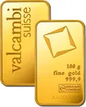 Valcambi Zlatý investiční slitek 100 g