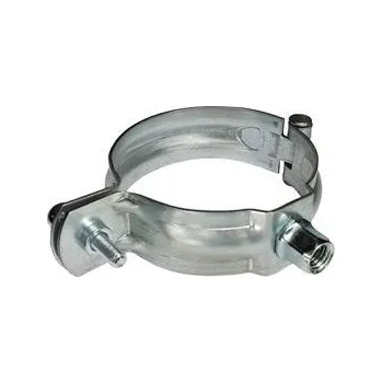 okap Spona 100 mm pro šroub se závitem M10 / pozink RAL 9005 černá 50ks/bal.