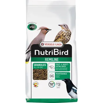 Krmivo pro ptáka VERSELE-LAGA NutriBird Remiline Universal Granules - kompletní granule pro sojkovité a drozdovité s plody jalovce 1kg