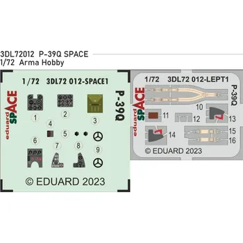 Plastikový model Eduard 1/72 P-39Q SPACE (ARMA HOBBY)