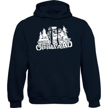 Pánská mikina Mikina s kapucí Friendly and travel club - námořní modrá