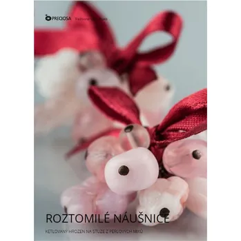 ostatní stavebnice KORÁLKOVÁ STAVEBNICE - Roztomilé naušnice (1pár) (Ketlovaný hrozen)