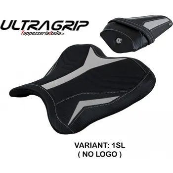 Moto sedlo TPZ Italia potah sedla Yamaha R1 (15-25) Kagran ultragrip model potah sedla: bez loga 1SL (silver)