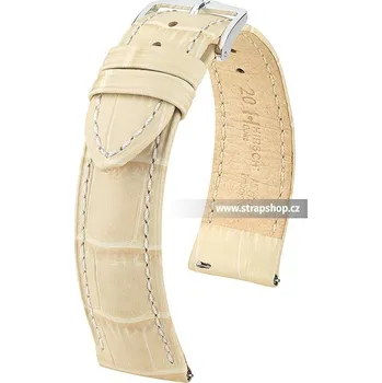 Řemínek na hodinky Řemínek k hodinkám HIRSCH Duke M béžová (90) 16 mm dámský