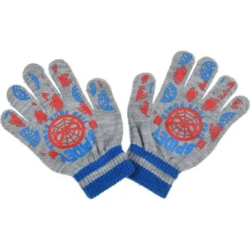 Rukavice Spider-Man Světle šedé chlapecké rukavičky Velikost: ONE SIZE