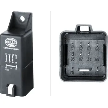 Zapalovací a žhavicí svíčka Řídicí jednotka, doba žhavení HELLA 4RV 008 188-691