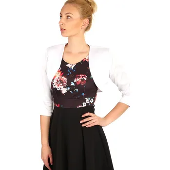 TopMode Dámské saténové bolerko i pro plnoštíhlé 216341