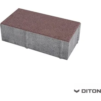 Venkovní dlažba DITON Zámková dlažba PARKETA 8 cm HNĚDÁ