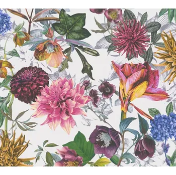 Tapeta A.S. Création | Vliesová tapeta na zeď Dream Flowery 38175-4 | 0,53 x 10,05 m | vícebarevná + Vícebarevná vliesová tapeta na stěnu 381754 v rozměru 0,53 x 10,05 m